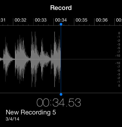 iOS 7 voice memo file type