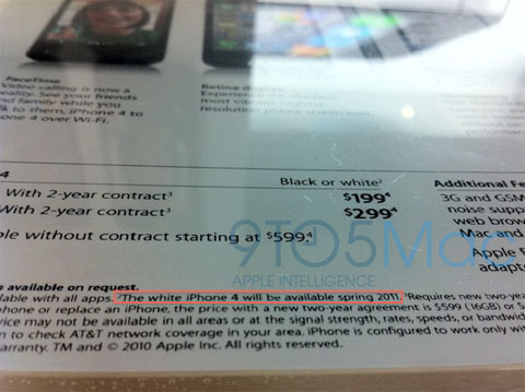 apple iphone 4 white confirmed spring 2011 apple iphone 4 white confirmed spring 2011
